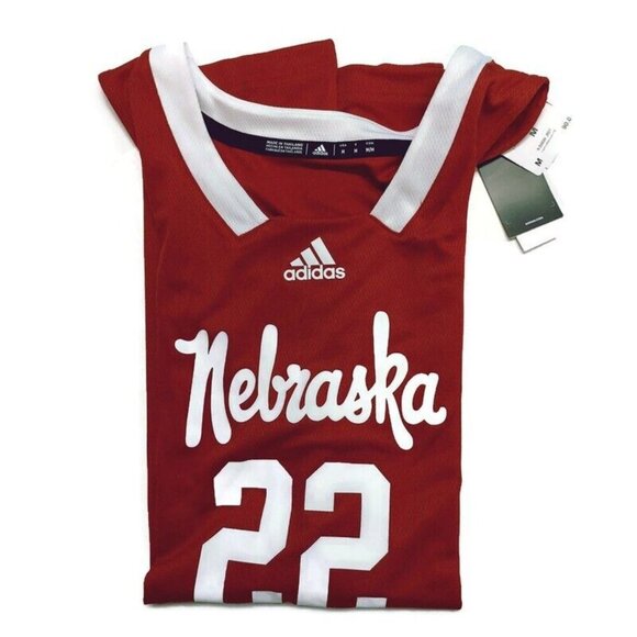 Adidas NCAA Nebraska Cornhuskers Swingman Basketball Jersey #22 Mens Size M Red - Picture 9 of 9